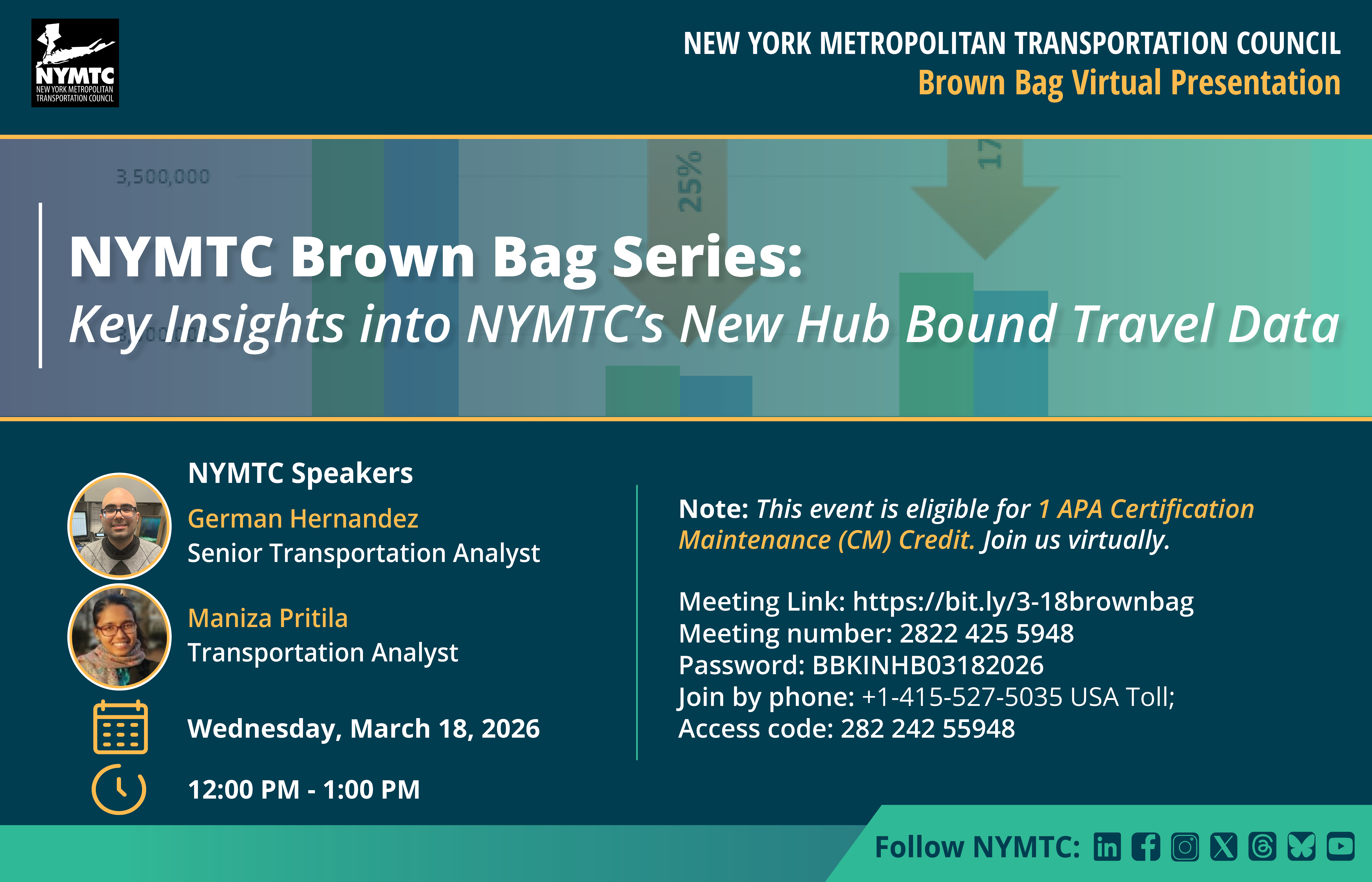 NYMTC’s Hub Bound Travel Report