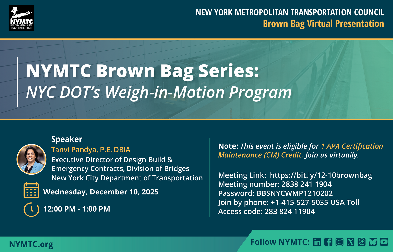 The Brooklyn-Queens Expressway “Weigh-in-Motion” Program (with NYC DOT)