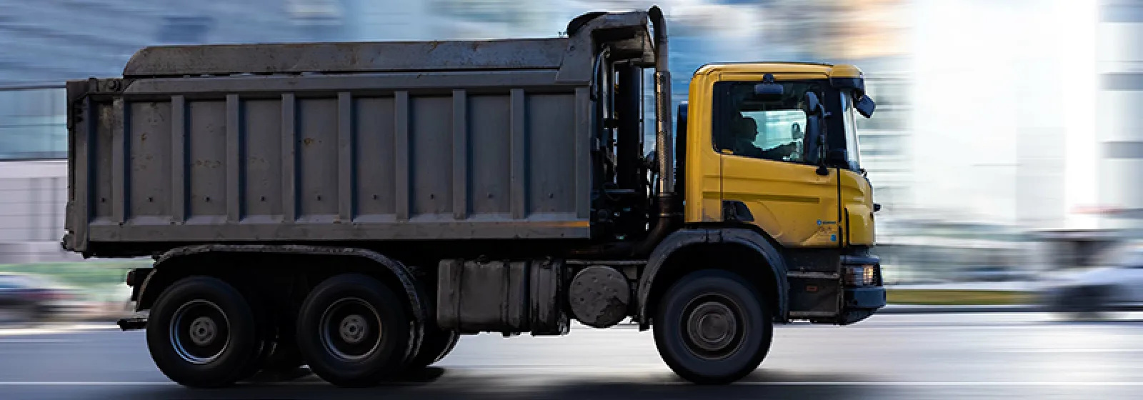 Truck moving Waste