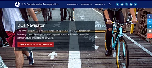 USDOT Resource for IIJA Funding Opportunities